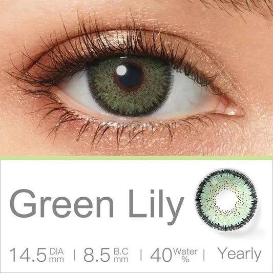 Green Lily Contact Lenses