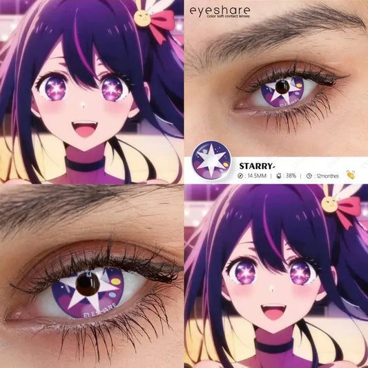 Ai Hoshino Purple Contact Lenses