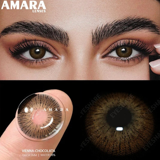 Chocolate Brown Contact Lenses