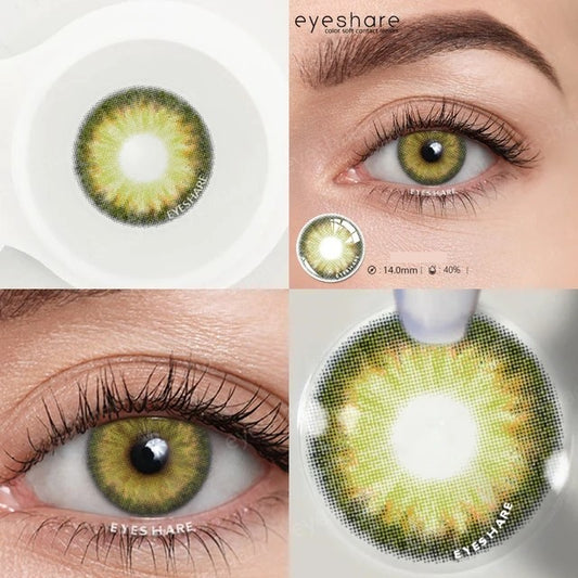 Fire Green Contact Lenses