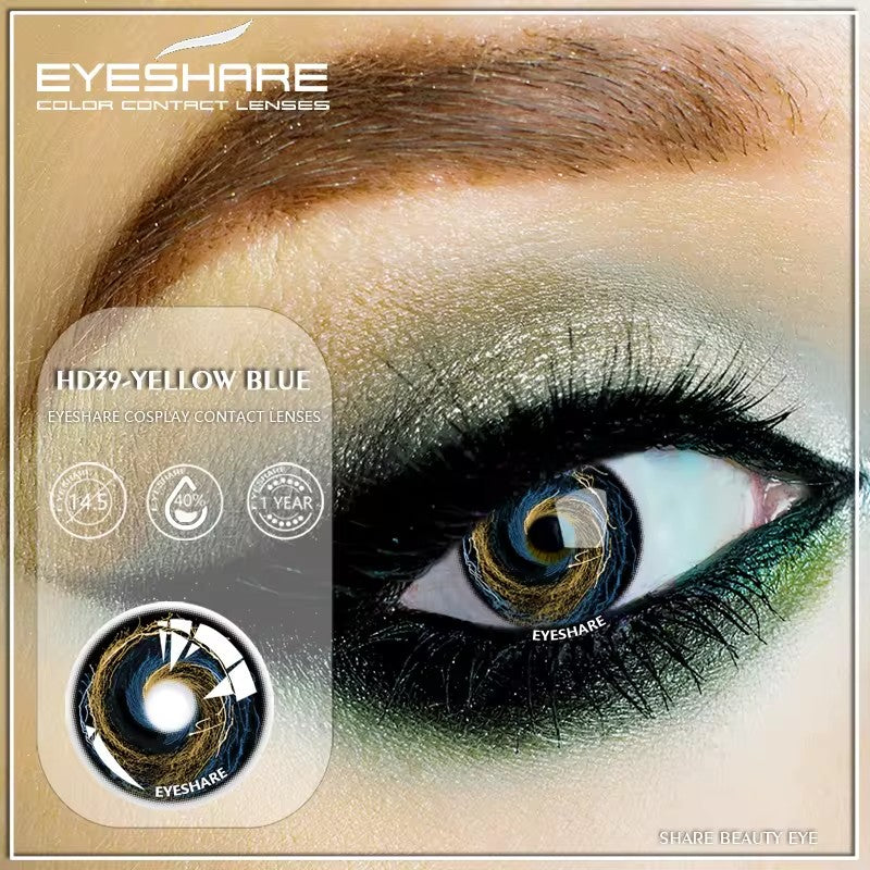 Galaxy Gold Contact Lenses – Lensmate