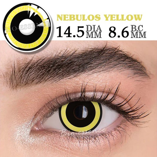 Hawk Yellow Contact Lenses