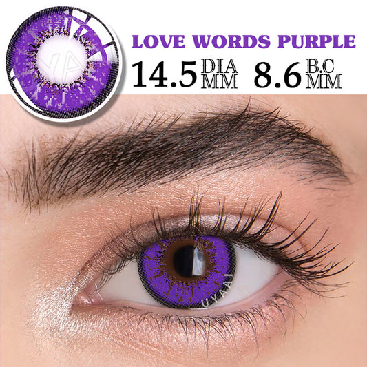 Deep Purple Contact Lenses