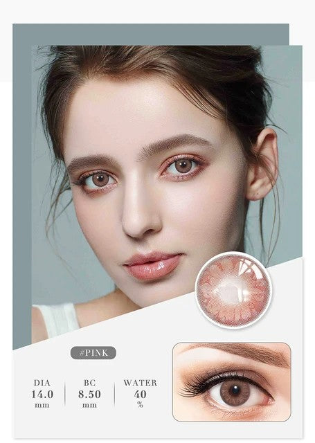 Pink Days Contact Lenses
