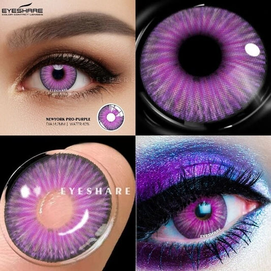 Purple Daydream Contact Lenses