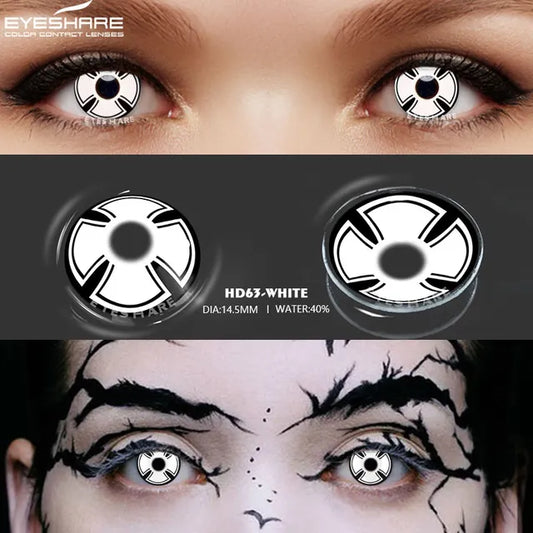 White Zombie Contact Lenses