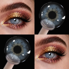 Blossom Blue Contact Lenses