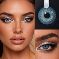 Deep Ocean Blue Contact Lenses