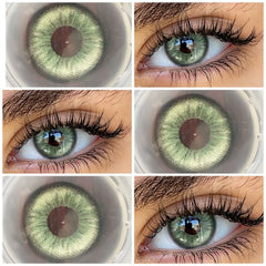 Tulip Green Contact Lenses