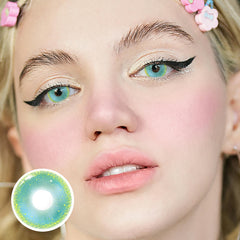 Stardust Green Contact Lenses