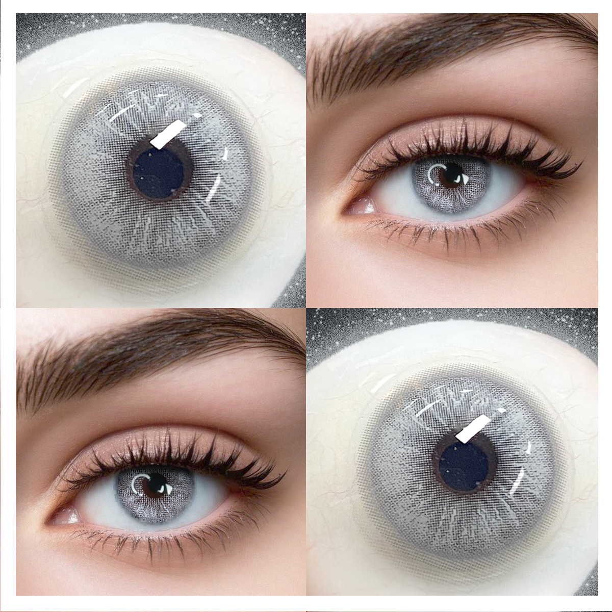 Tulip Grey Contact Lenses