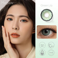 Green Lily Contact Lenses