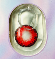 Bullseye Red Contact Lenses