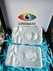 White Mesh Sclera Contact Lenses