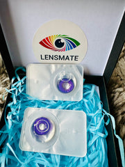 Purple Burst Contact Lenses