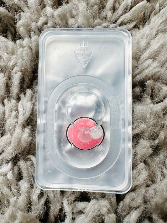 Pink Demon Contact Lenses