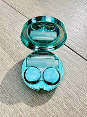 Diamond Green Contact Lens Case & Kit