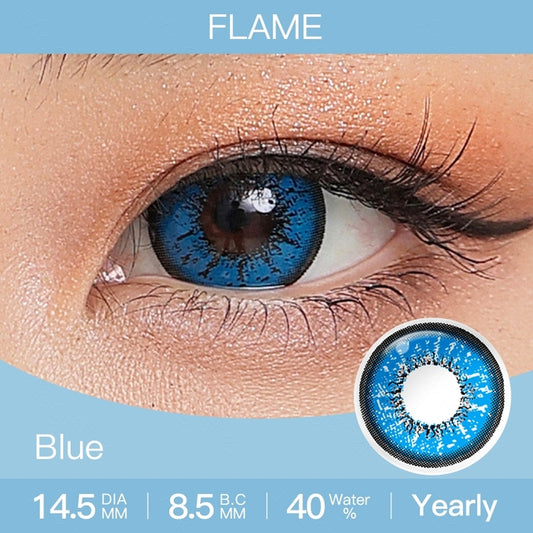 Intense Blue Contact Lenses
