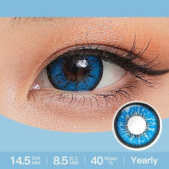 Intense Blue Contact Lenses