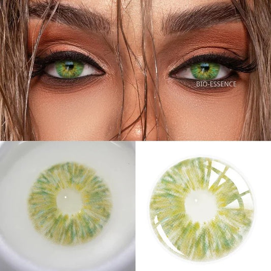 Kaleidoscope Green Contact Lenses