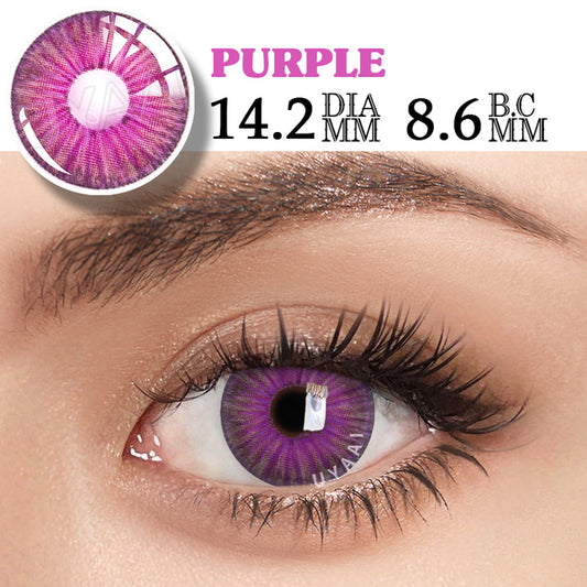 Mesmerising Purple Contact Lenses
