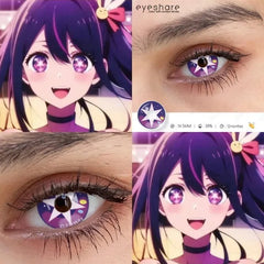 Ai Hoshino Purple Contact Lenses