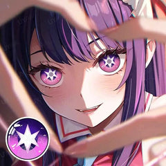 Ai Hoshino Purple Contact Lenses