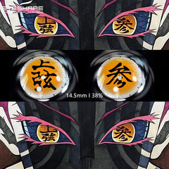 Akaza Demon Slayer Sclera Contact Lenses