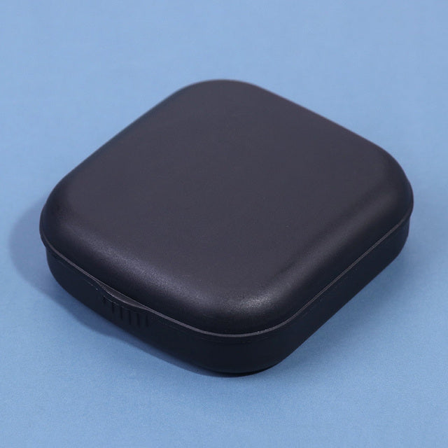 Black Contact Lens Case & Kit