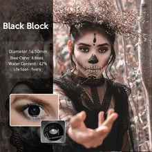 Black Round Contact Lenses