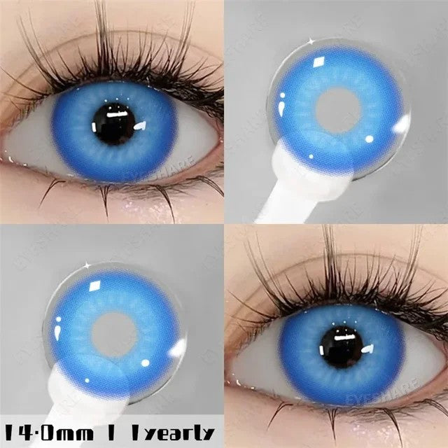 Bombshell Blue Contact Lenses