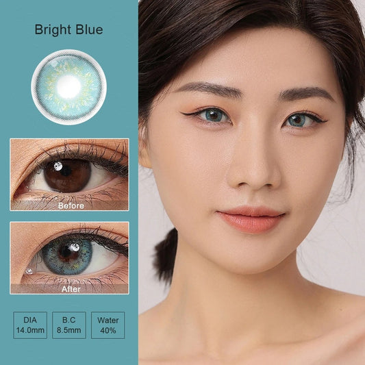Bright Blue Contact Lenses