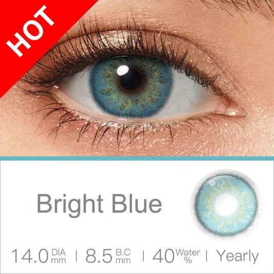 Bright Blue Contact Lenses