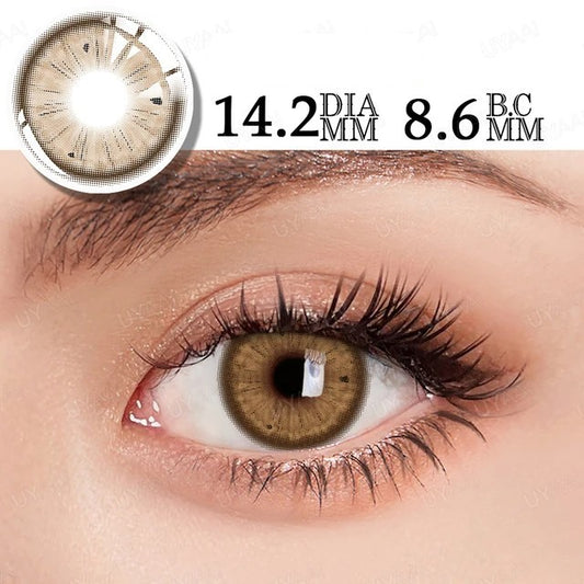 Brown Sparks Contact Lenses