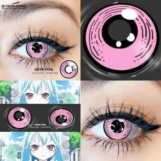 Candyfloss Pink Contact Lenses