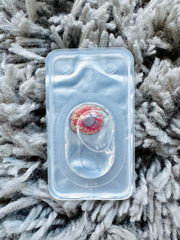 Red Crack Contact Lenses