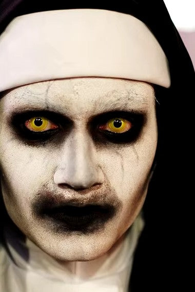 Creepy Yellow Contact Lenses