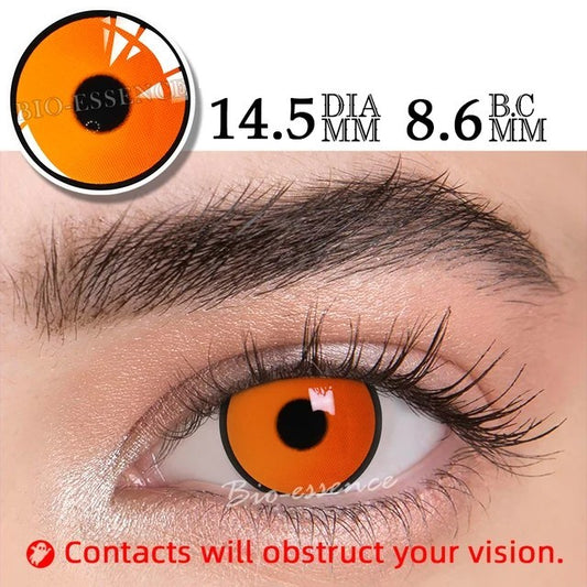 Demon Orange Contact Lenses