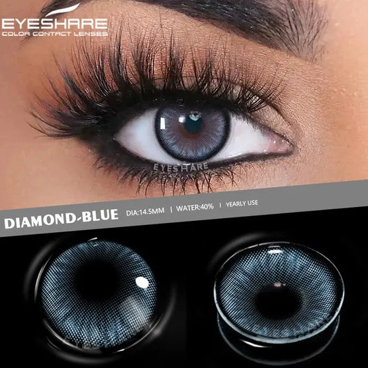 Diamond Blue Contact Lenses
