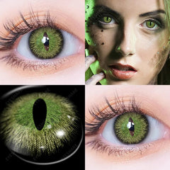 Dinosaur Green Contact Lenses