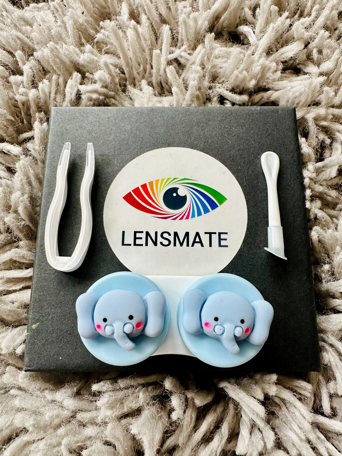 Elephant Contact Lens Case & Kit