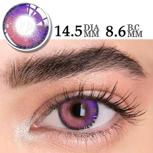 Enchanting Purple Contact Lenses
