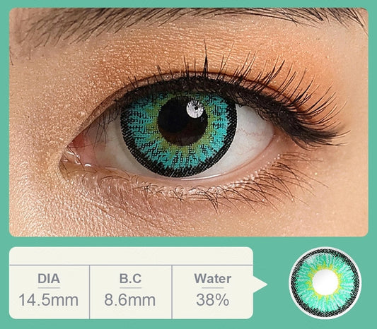 Enticing Green Contact Lenses