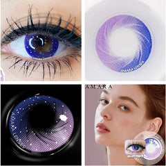 Galaxy Purple Contact Lenses