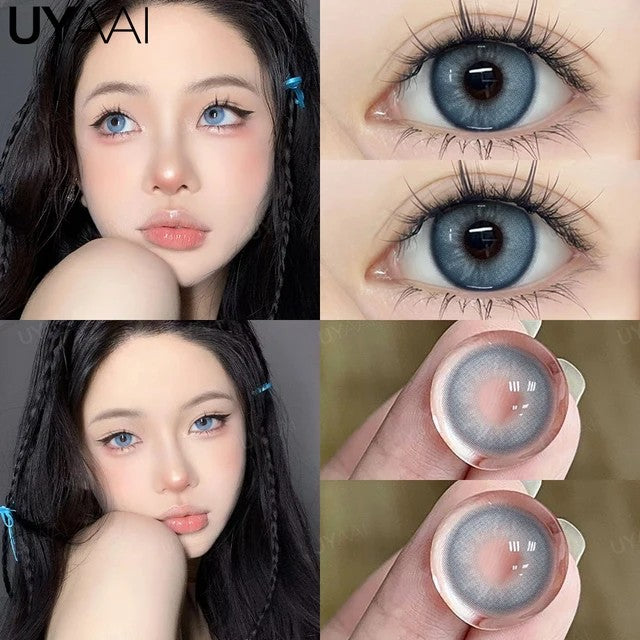 Gentle Blue Contact Lenses