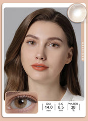 Gentle Brown Contact Lenses