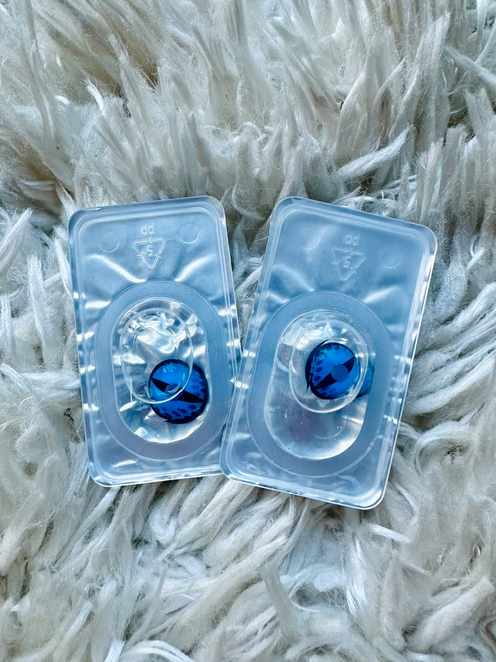 Blue Godzilla Contact Lenses