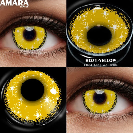 Golden Star Contact Lenses