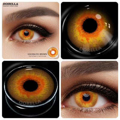 Flaming Sun Contact Lenses