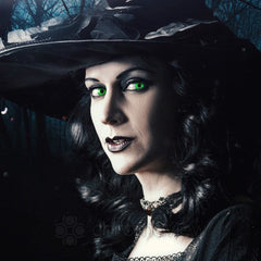 Green Glow in the Dark Contact Lenses (UV)